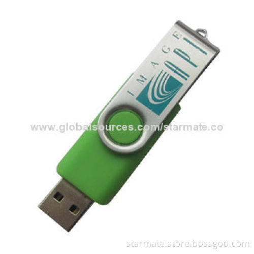Swivel USB Drive, 128, 256, 512MB, 1, 2, 4, 8, 16, 32, 64GB Capacity